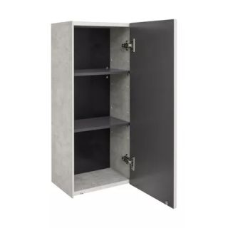 Шкаф Акватон Сохо слэйт/галька серая 1A258403AJ9A0